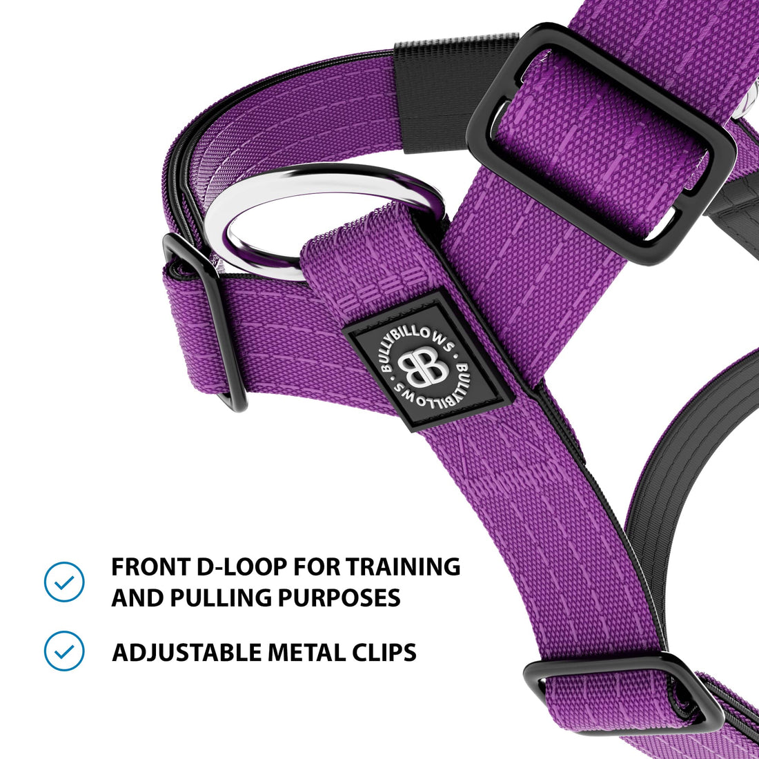 featured image of Anti-Pull TRI-Harness® | Training Dog Harness for All Breeds - Purple