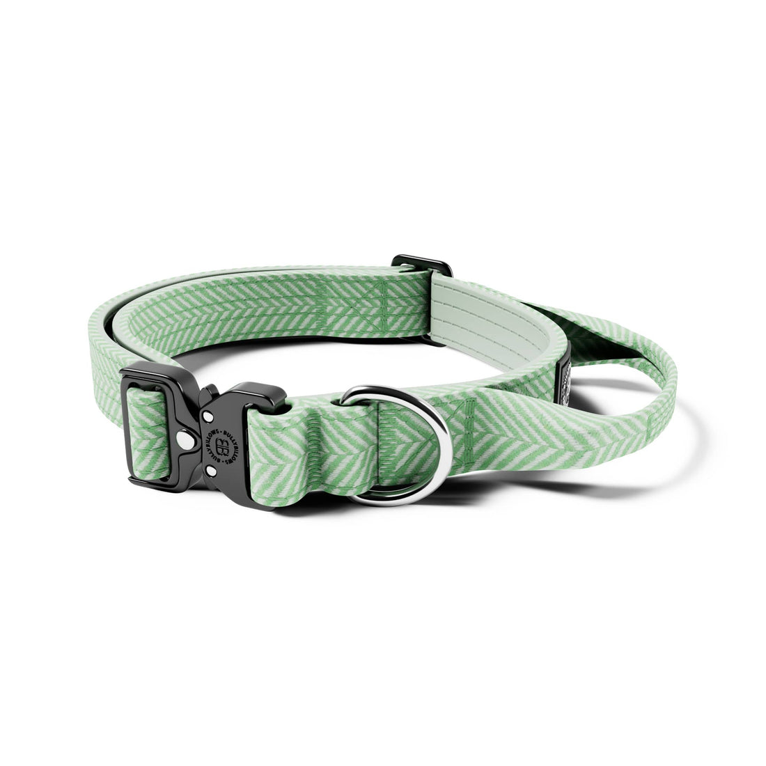 featured image of 2.5cm Herringbone Combat® Collar | With Handle - Mint Green
