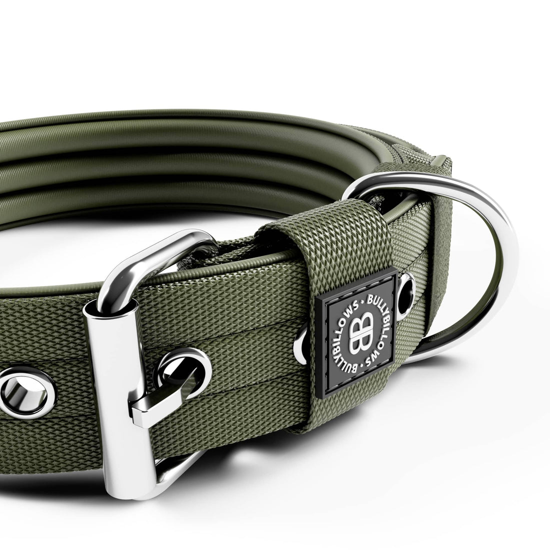 featured image of 4cm Pin Buckle Collar | No Handle - Khaki