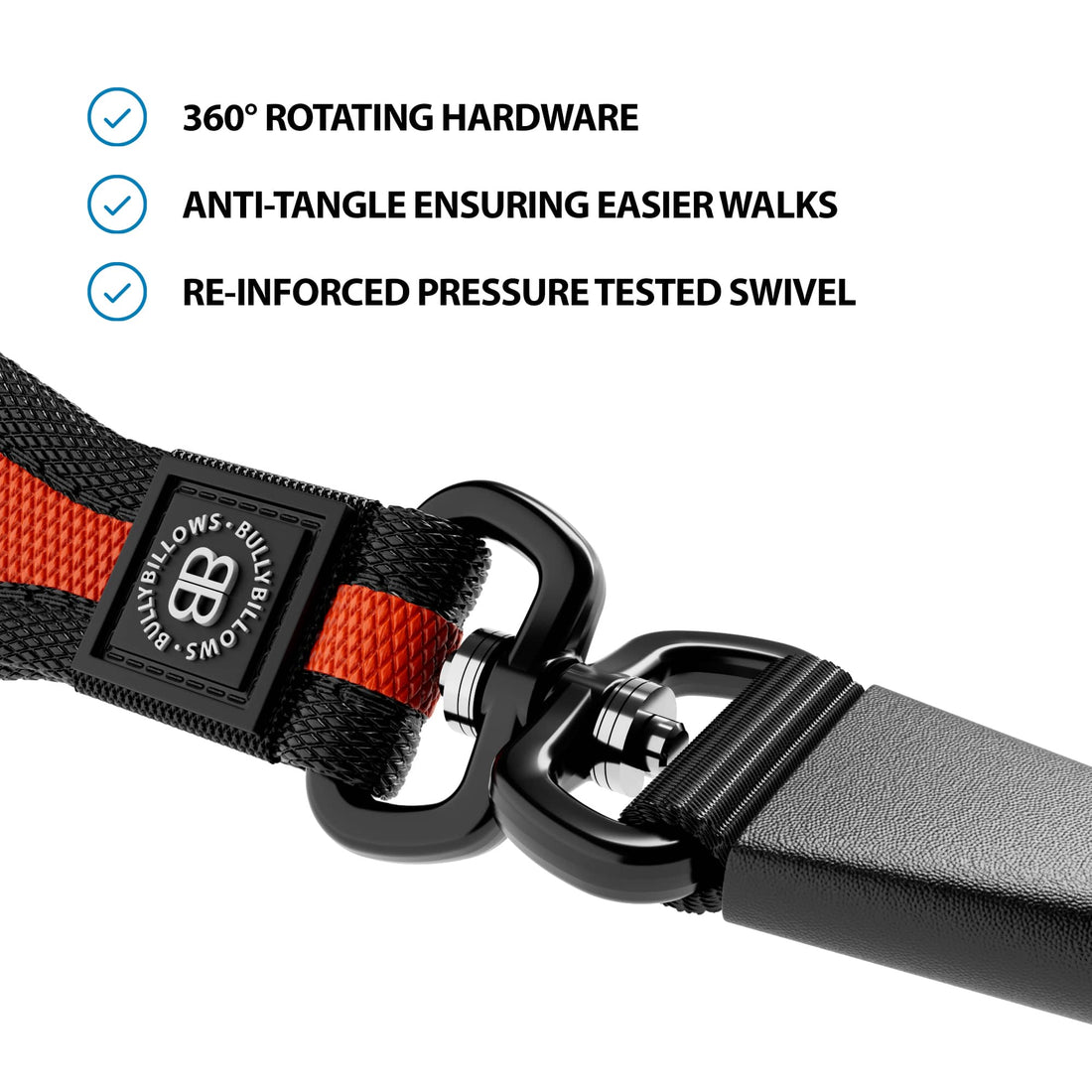 featured image of Slip Training Lead | Anti Pull & No Choking -  Orange