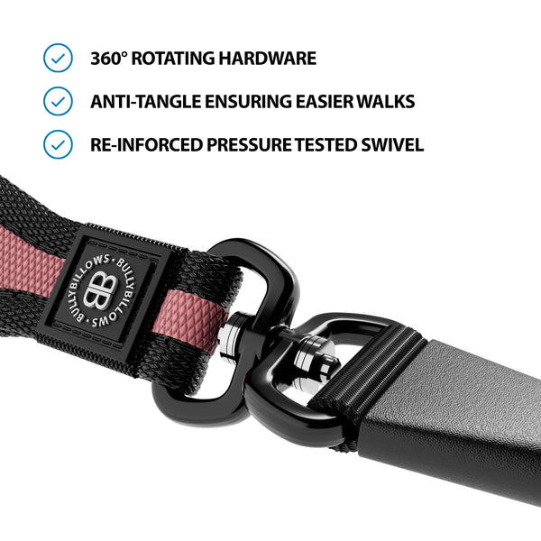 Slip Training Lead | Anti Pull & No Choking -  Pink