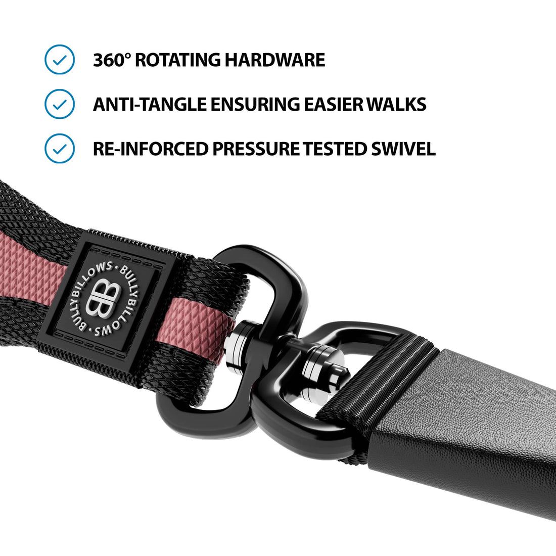 featured image of Slip Training Lead | Anti Pull & No Choking -  Pink
