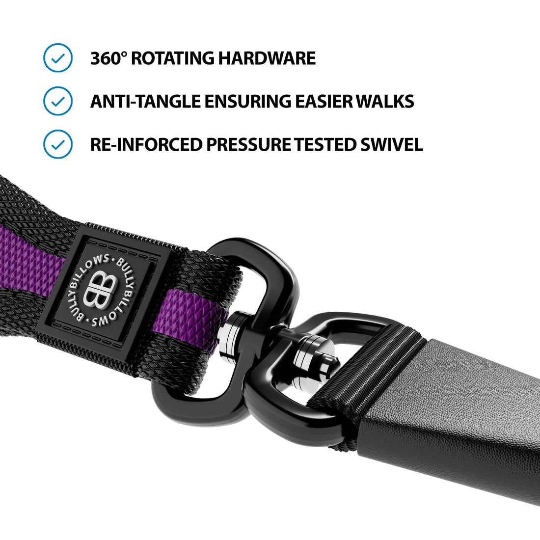 featured image of Slip Training Lead | Anti Pull & No Choking -  Purple
