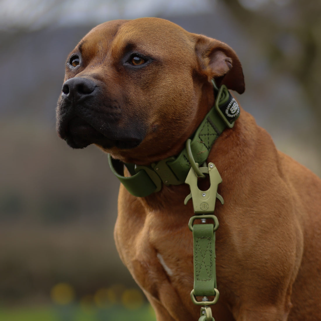 featured image of 1.4m Billowthane® Swivel Lead | Waterproof - Matte Khaki