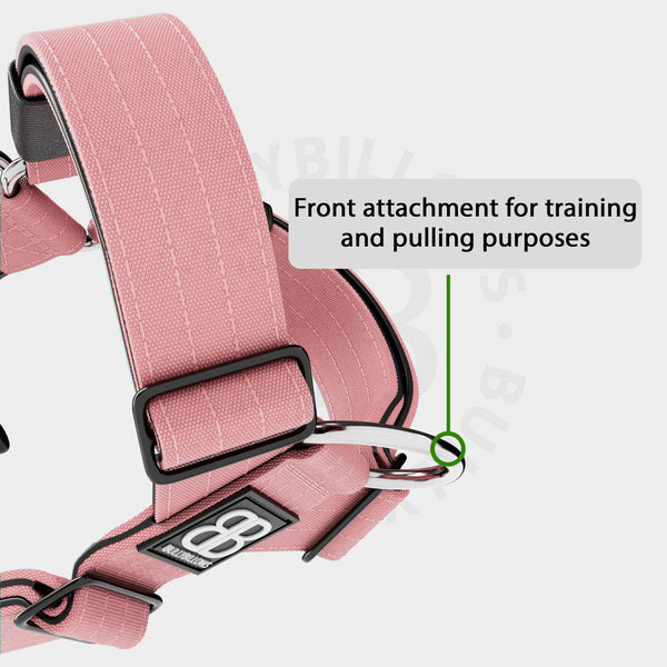 Anti-Pull TRI-Harness® | Training Dog Harness for All Breeds - Pink
