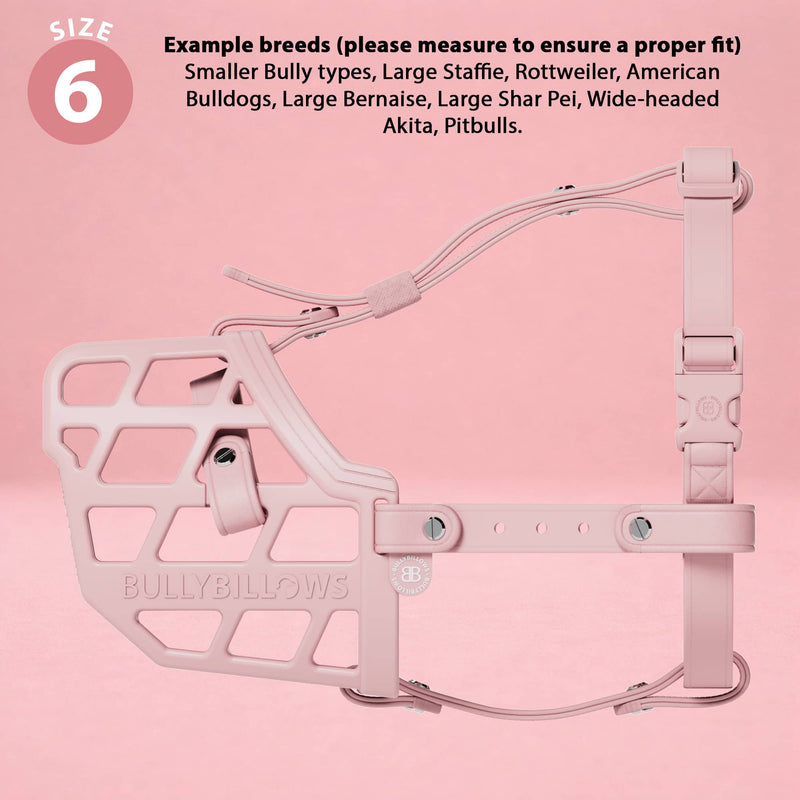 Premium Comfort Muzzle | x2 Additional Head Straps - Pink