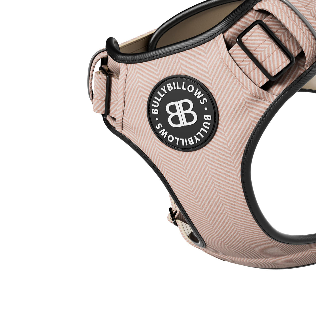 featured image of Premium Comfort Herringbone Harness | Non Restrictive - Elegant Cream
