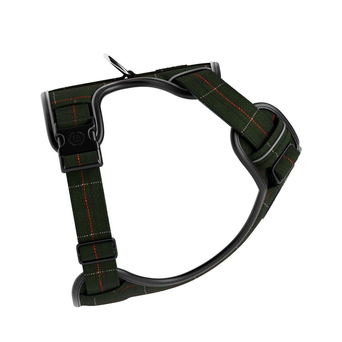 featured image of Premium Comfort Herringbone Harness | Non Restrictive - Forest Green