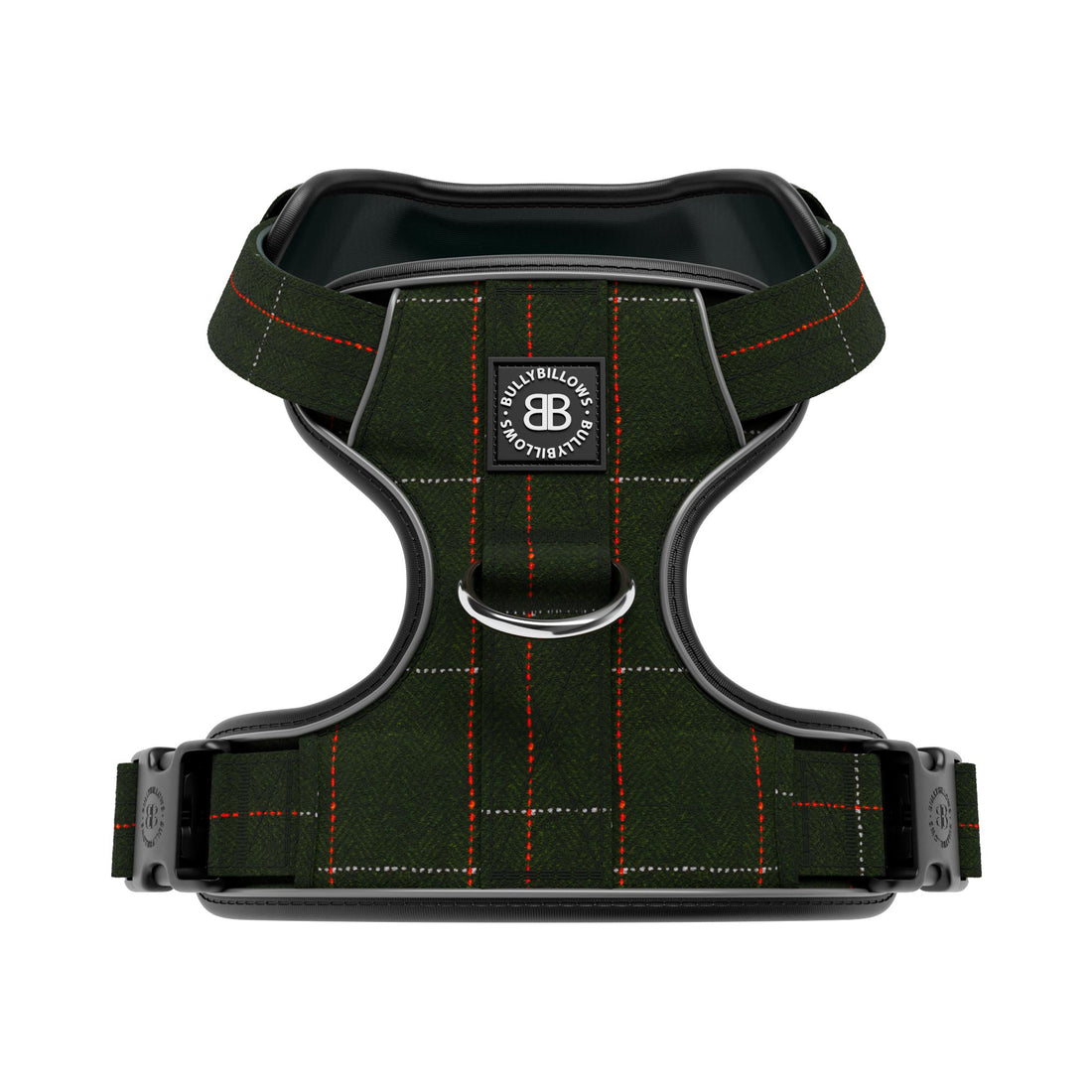featured image of Premium Comfort Herringbone Harness | Non Restrictive - Forest Green