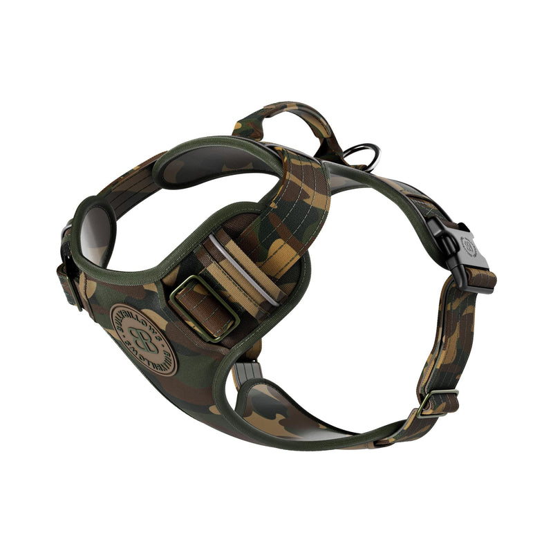 Comfort Premium Harness | Non Restrictive - Green Camouflage