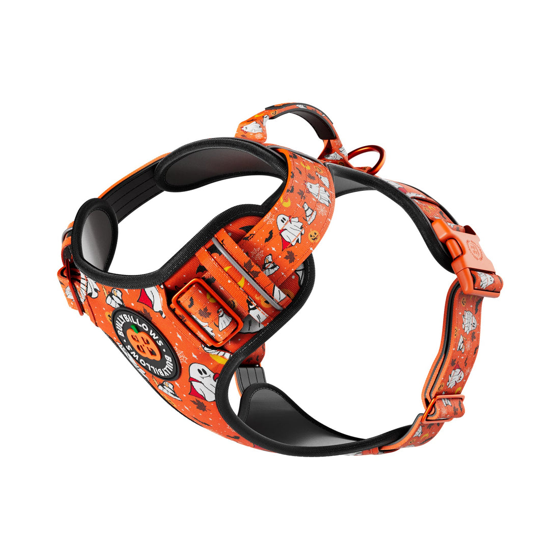 featured image of Comfort Premium Harness | Non Restrictive - Halloween BooBillows - Orange
