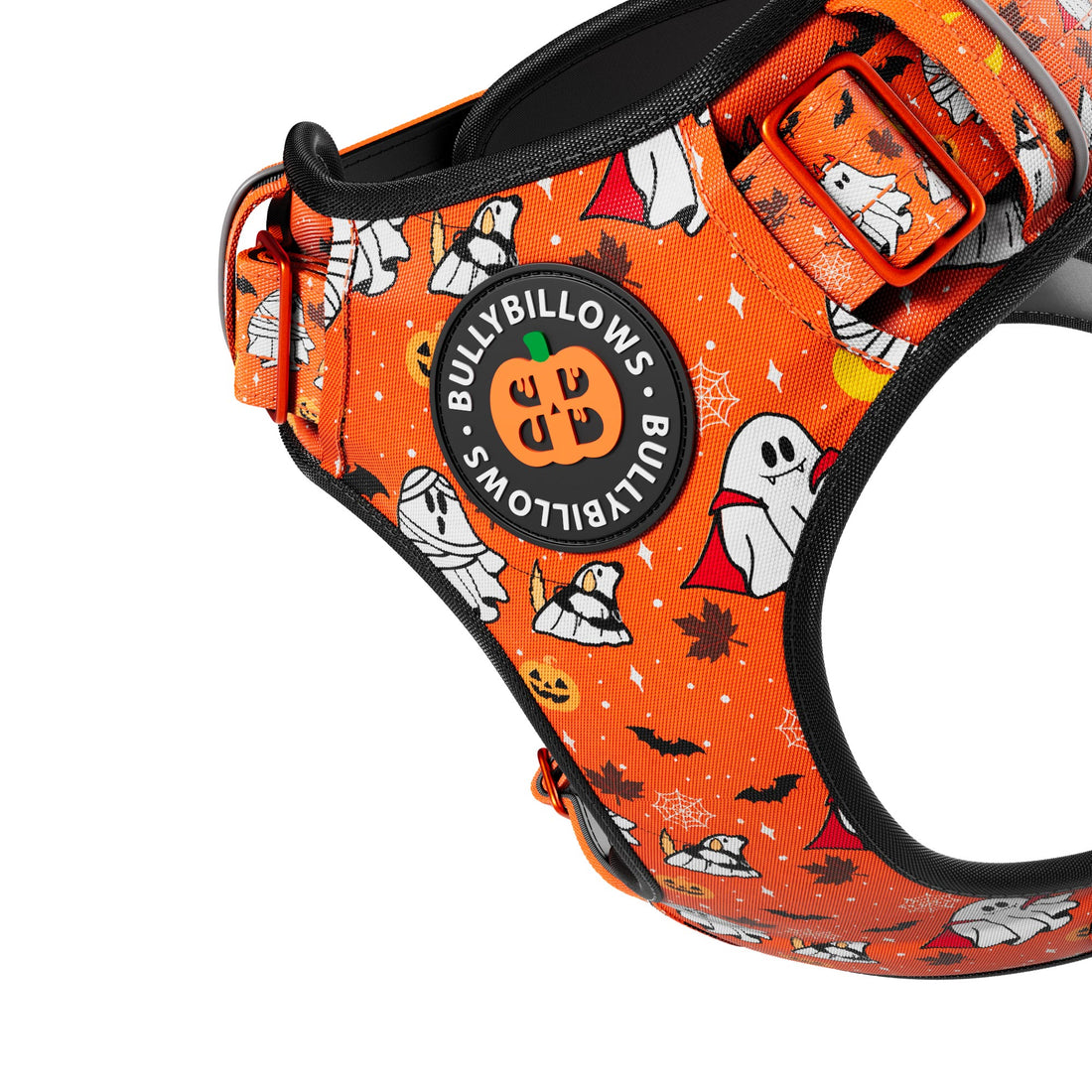 featured image of Comfort Premium Harness | Non Restrictive - Halloween BooBillows - Orange