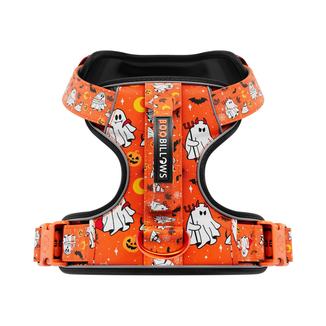 featured image of Comfort Premium Harness | Non Restrictive - Halloween BooBillows - Orange
