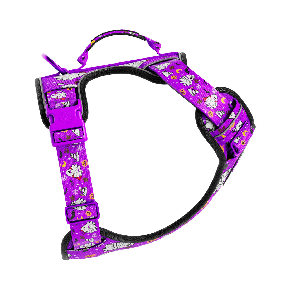 featured image of Comfort Premium Harness | Non Restrictive - Halloween BooBillows - Purple