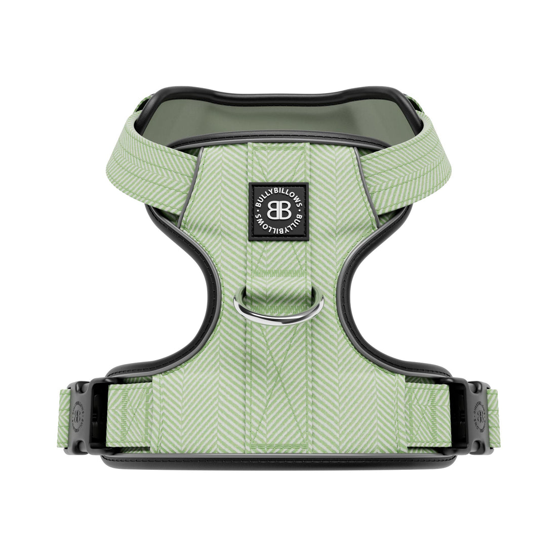 featured image of Premium Comfort Herringbone Harness | Non Restrictive - Mint Green