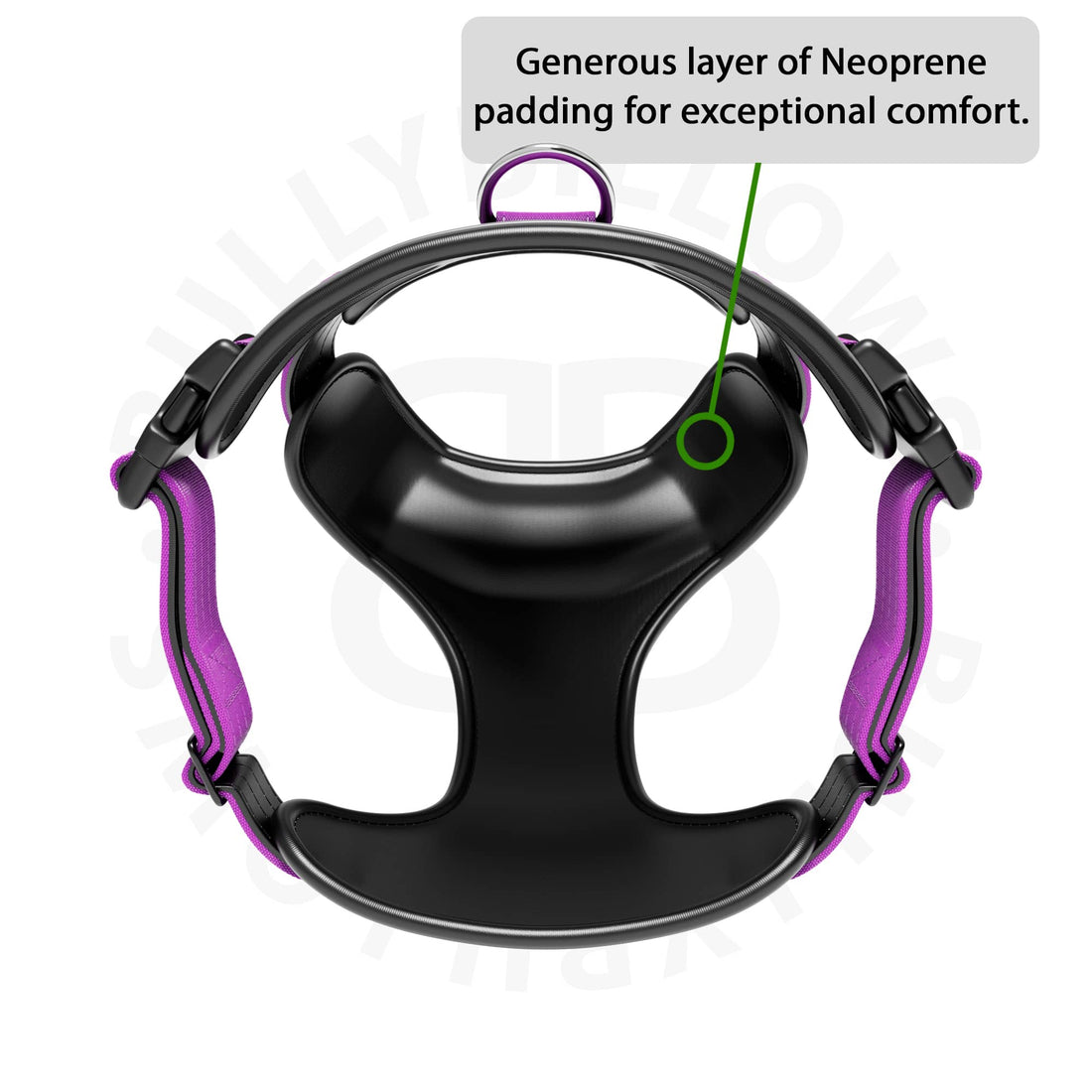 featured image of Comfort Premium Harness | Non Restrictive - Purple