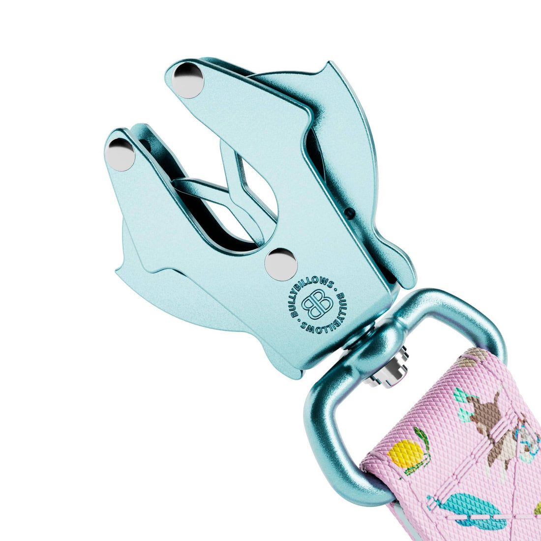 featured image of 1.2m Lighter Swivel Combat Leash | Anti-Tangle & Secure Clip - BalmyBillows Pink