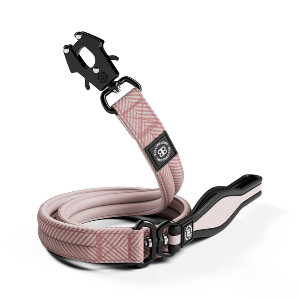 1.2m Herringbone Mini Combat® Lead - Soft Pink
