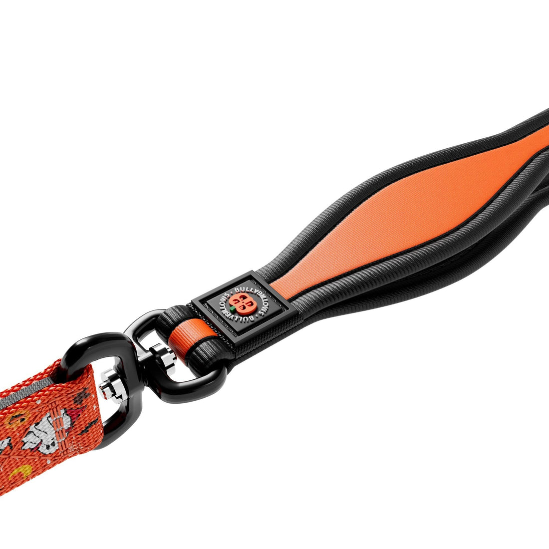 featured image of 1.2m Lighter Swivel Combat Lead | Anti-Tangle & Secure Clip - Halloween BooBillows - Orange