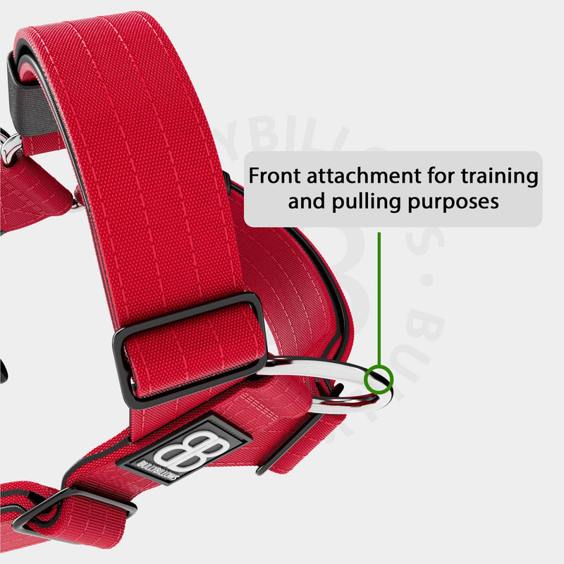 Anti-Pull TRI-Harness® | Training Dog Harness for All Breeds - Red