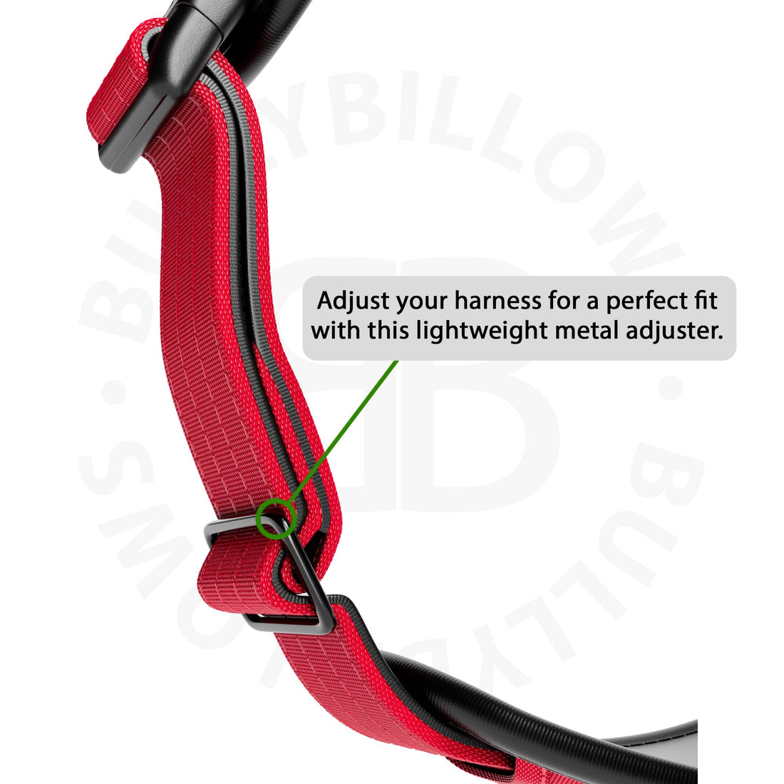featured image of Comfort Premium Harness | Non Restrictive - Red