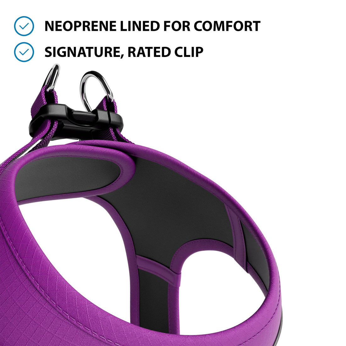 featured image of Step in Harness | XS-M Breeds - Purple