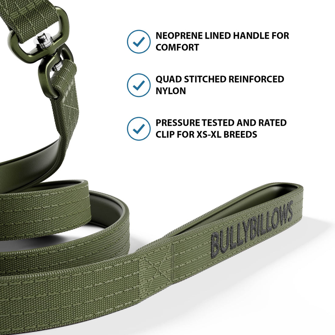 featured image of 1.4m Lighter Swivel Combat Lead | Anti-Tangle & Secure Clip - Khaki x Khaki