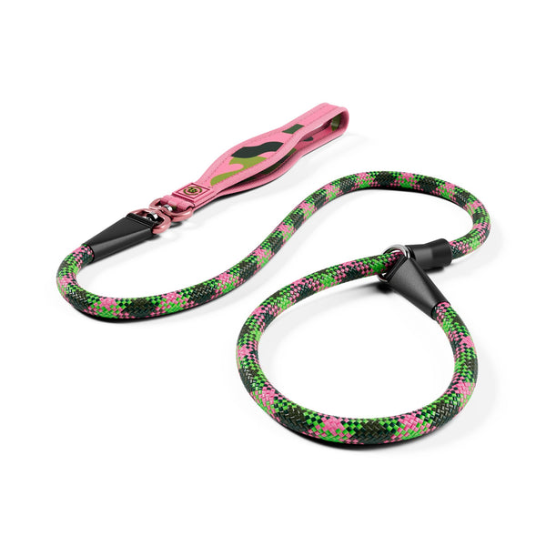 Slip Training Lead | Anti Pull & No Choking |  Camouflage Pink