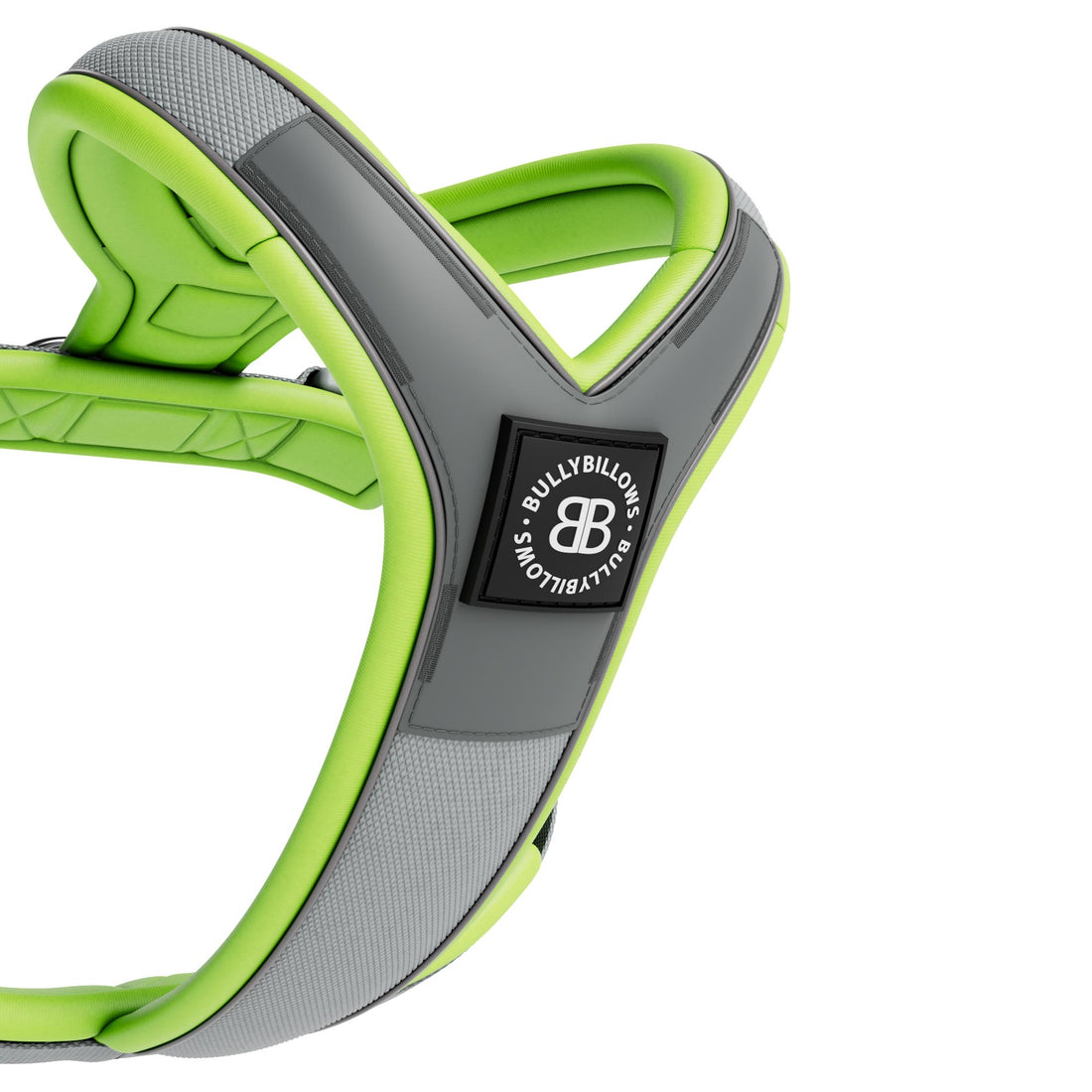 featured image of Slip on Harness | Foam Padded - Metal Grey x Neon