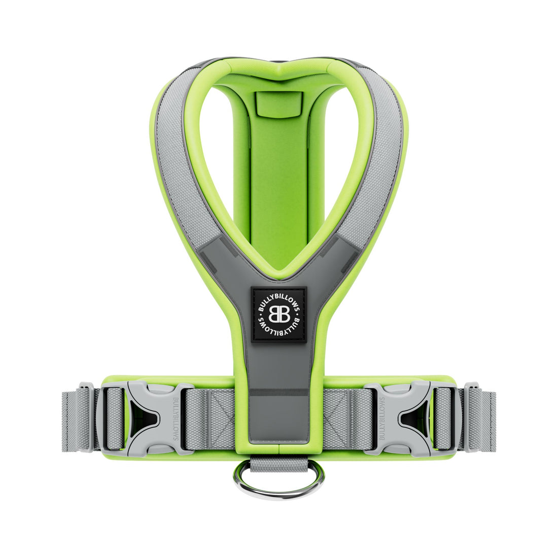 featured image of Slip on Harness | Foam Padded - Metal Grey x Neon