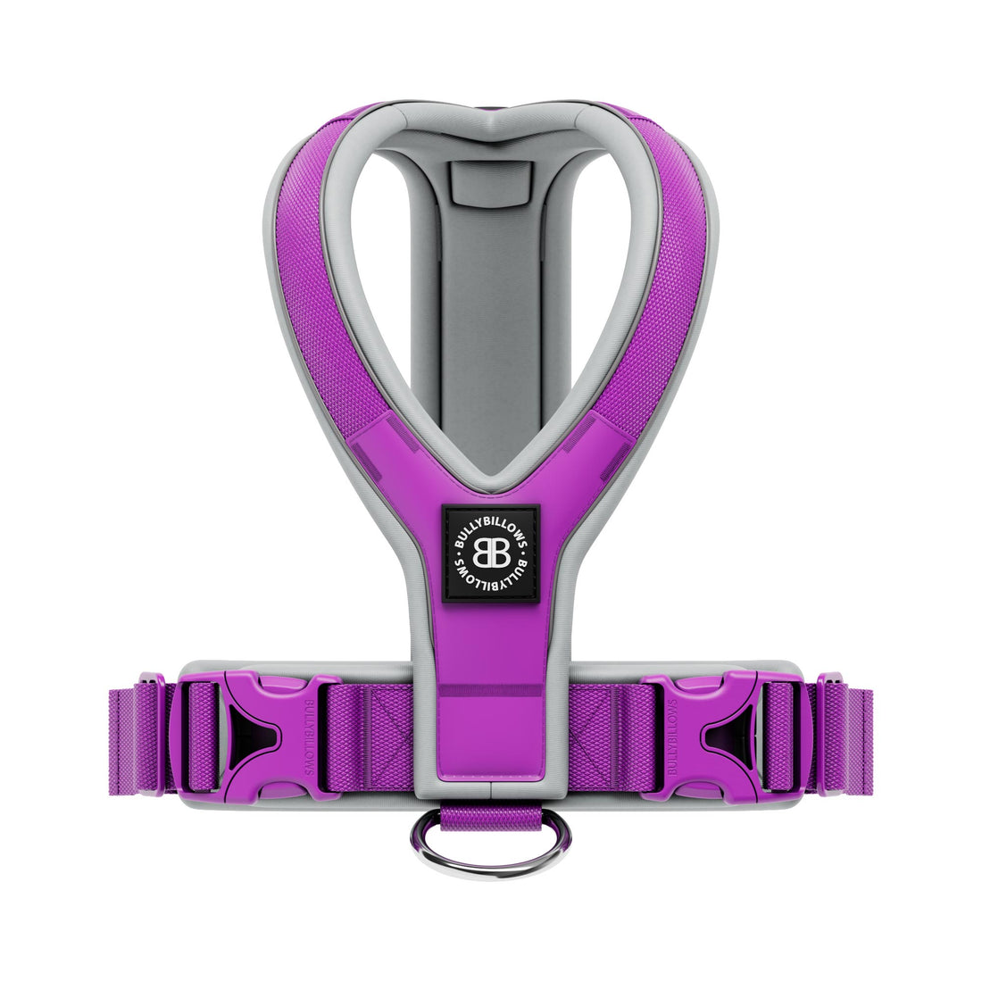 featured image of Slip on Harness | Foam Padded - Purple x Metal Grey