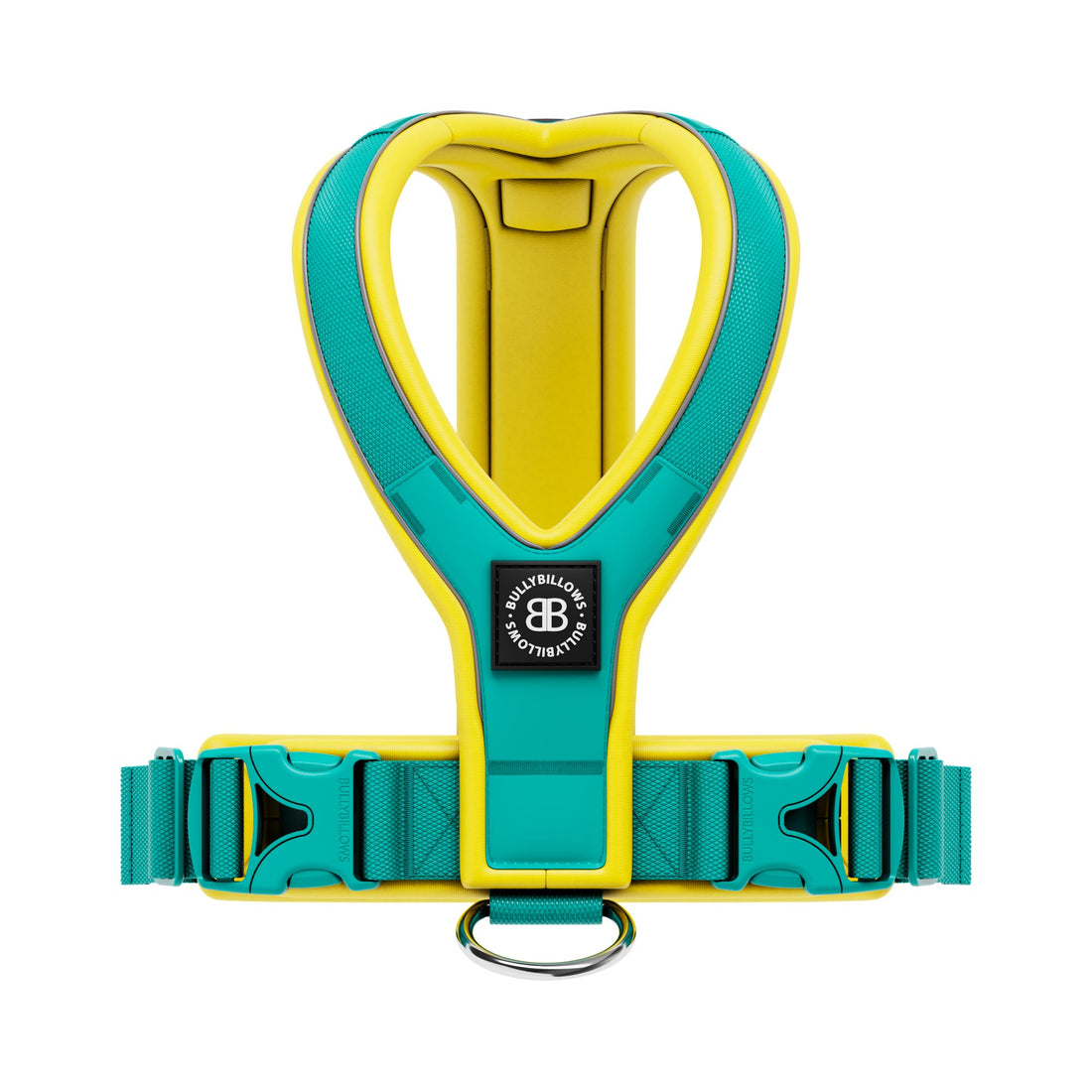 featured image of Slip on Harness | Foam Padded - Turquoise x Yellow