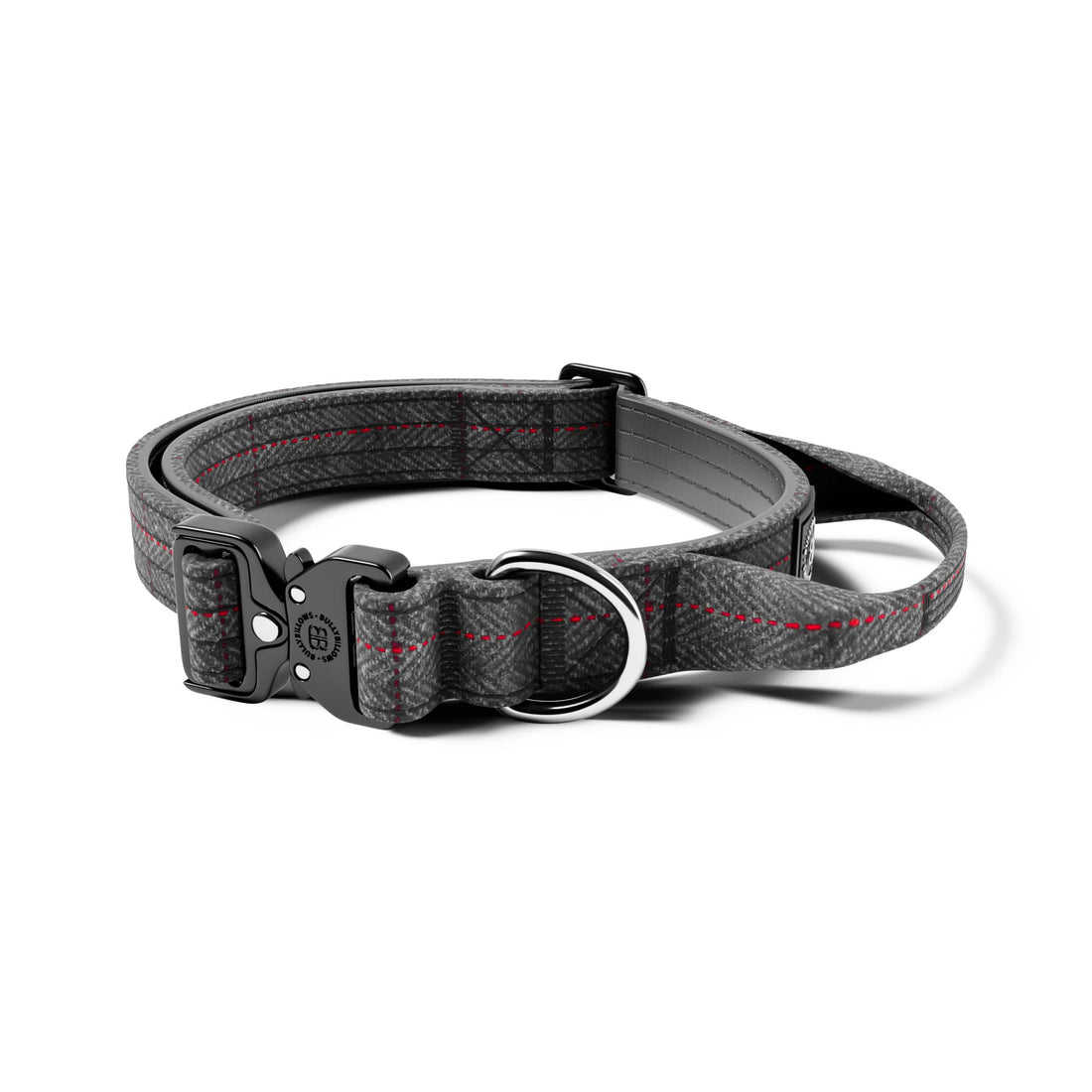 featured image of 2.5cm Tweed Combat® Collar | Handle & Rated Clip - Stone Grey