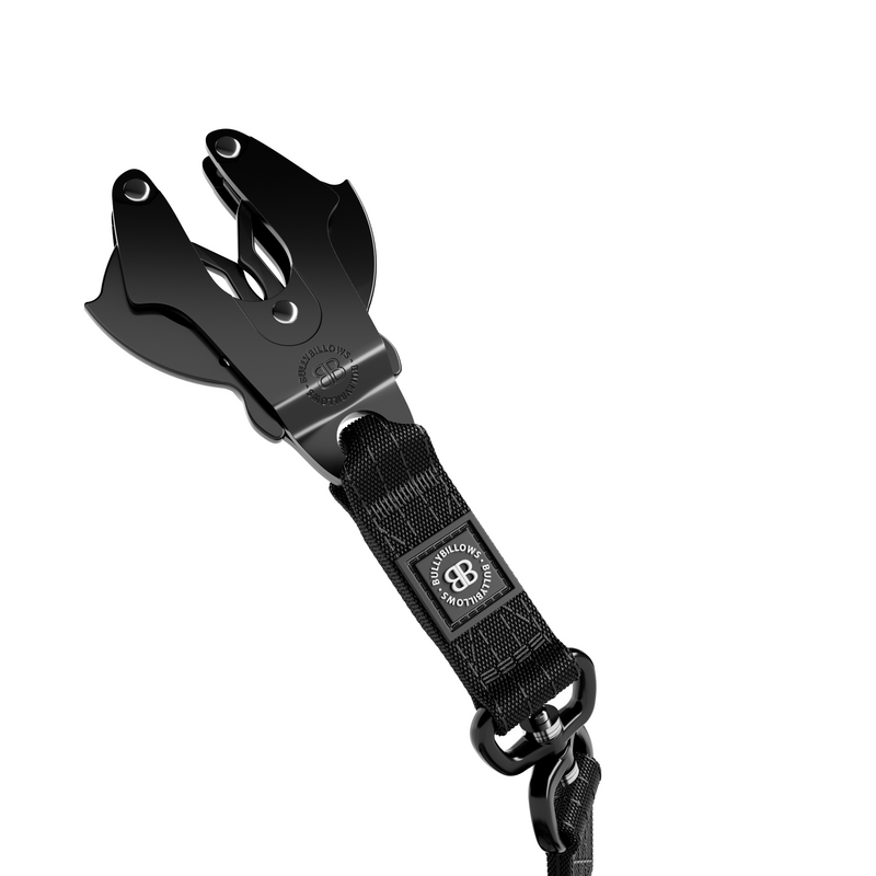 3m Swivel Combat Lead | Anti-Tangle & Secure Clip - Black