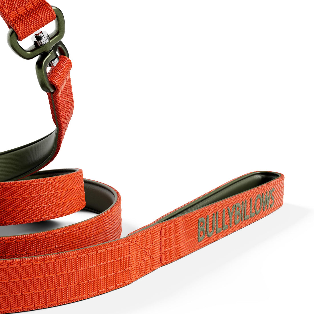 featured image of 1.4m Lighter Swivel Combat Lead | Anti-Tangle & Secure Clip - Burnt Orange X Khaki
