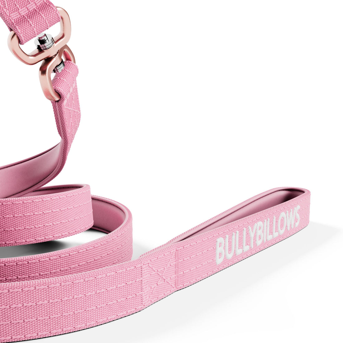 featured image of 1.4m Lighter Swivel Combat Leash | Anti-Tangle & Secure Clip - Pink x Pink