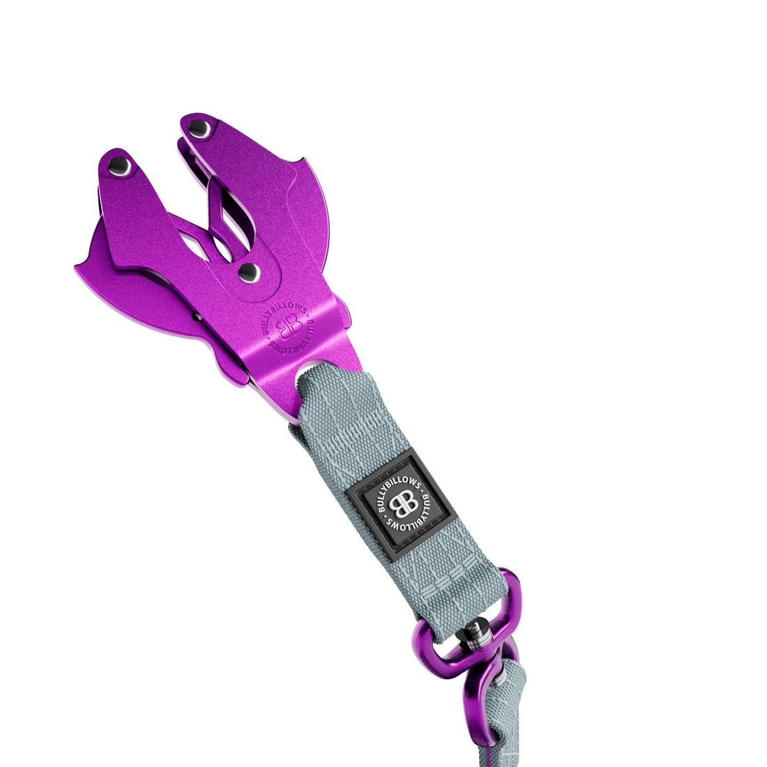 featured image of 3M Lighter Swivel Combat Leash | Anti-Tangle & Secure Clip - Purple x Metal Grey