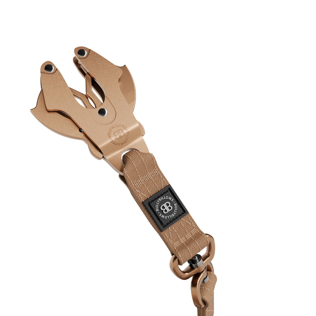 featured image of 1.4m Lighter Swivel Combat Leash | Anti-Tangle & Secure Clip - Tan x Tan