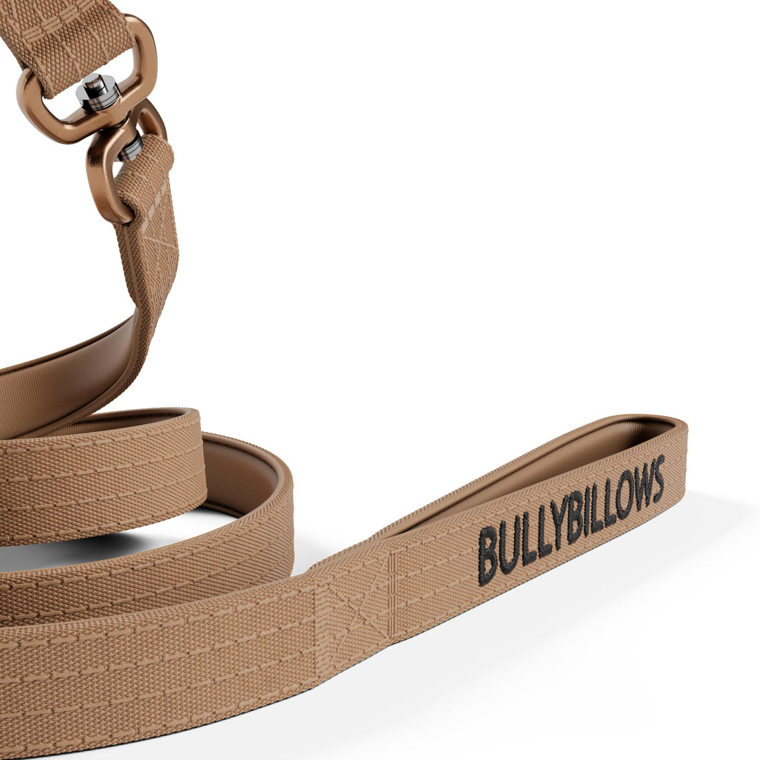 featured image of 1.4m Lighter Swivel Combat Leash | Anti-Tangle & Secure Clip - Tan x Tan