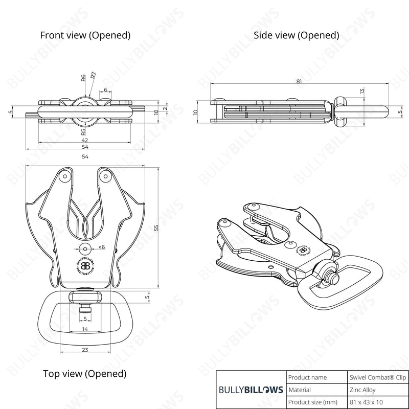 10m Recall Billowthane® Lead | Waterproof | Pink