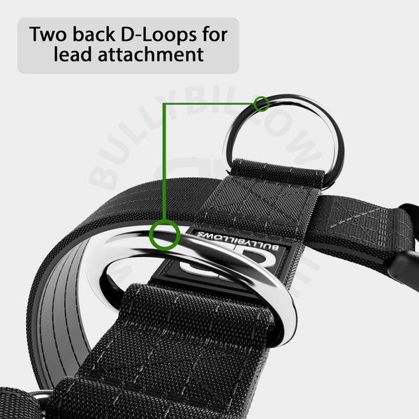 Anti-Pull TRI-Harness® | Training Dog Harness for All Breeds - Black