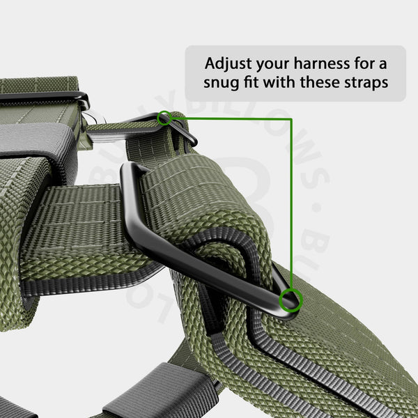 Anti-Pull TRI-Harness® | Training Dog Harness for All Breeds - Khaki