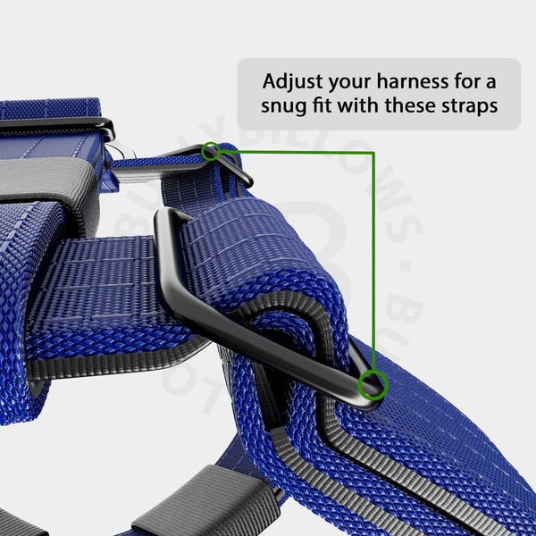 Training Anti Pull TRI-Harness® | M-XL Breeds - Blue