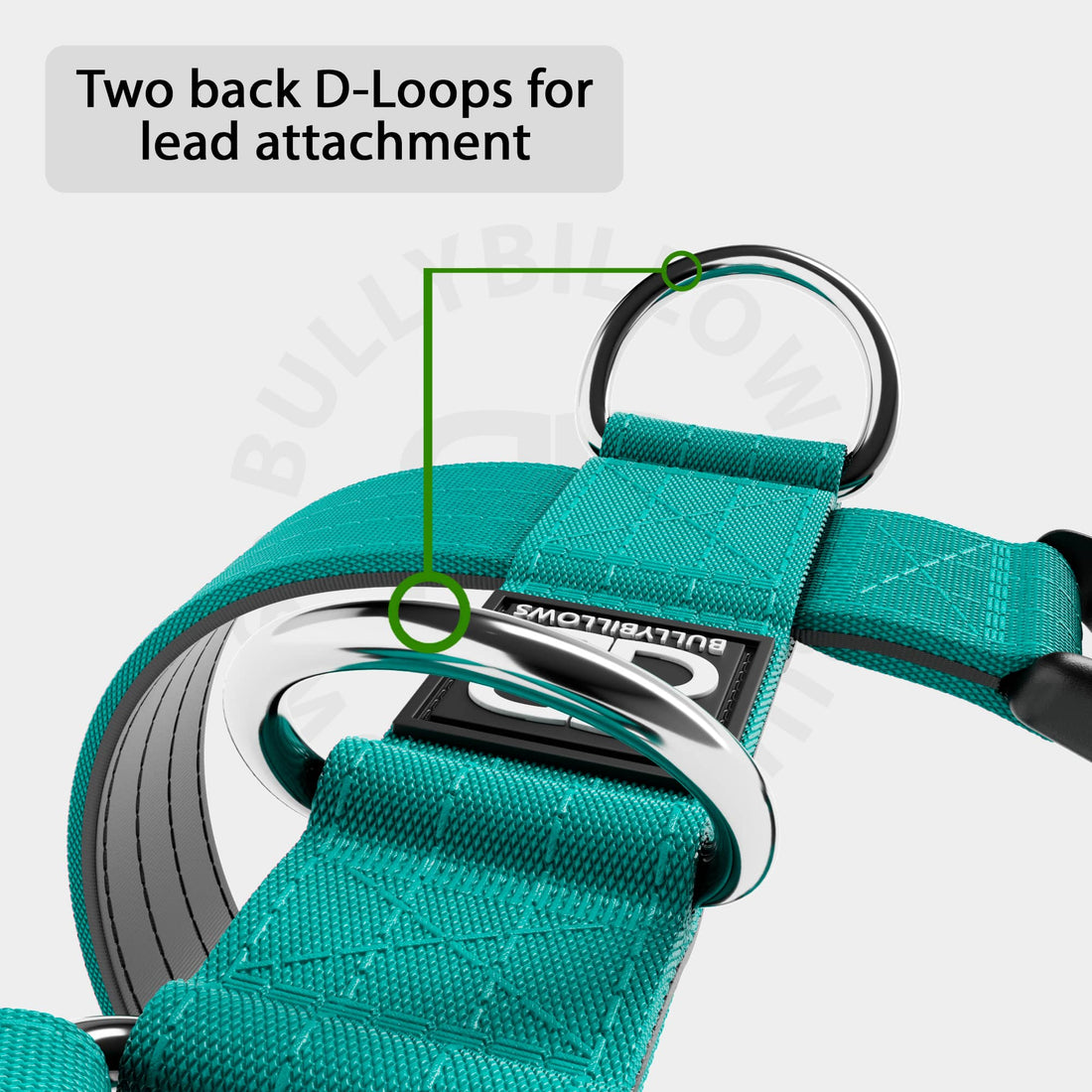 featured image of Anti-Pull TRI-Harness® | Training Dog Harness for All Breeds - Turquoise