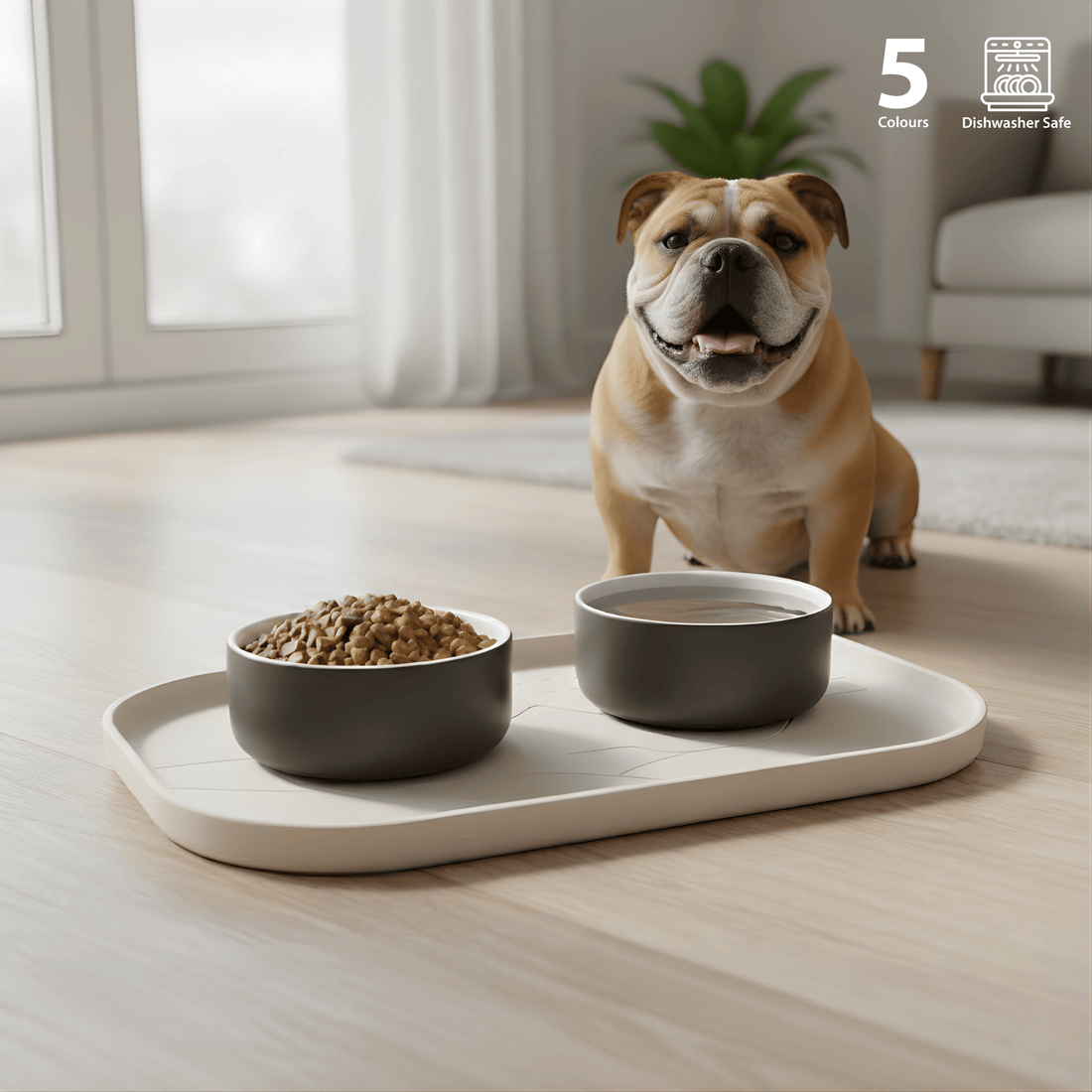 featured image of Dog Bowl Non-Slip Protective Mat