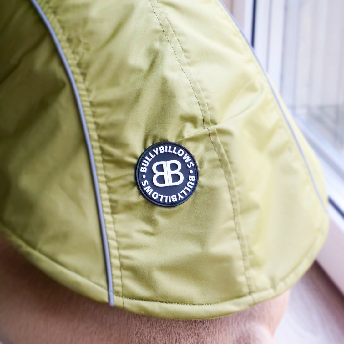 featured image of Dog Coat With Zip - Shower Proof - Olive Green