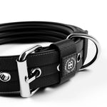 5cm Pin Buckle Collar | With Handle & Robust Hardware - Black