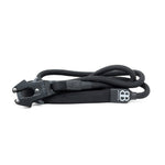 1.4m Combat Rope Leash - Secure Rated Clip - Black