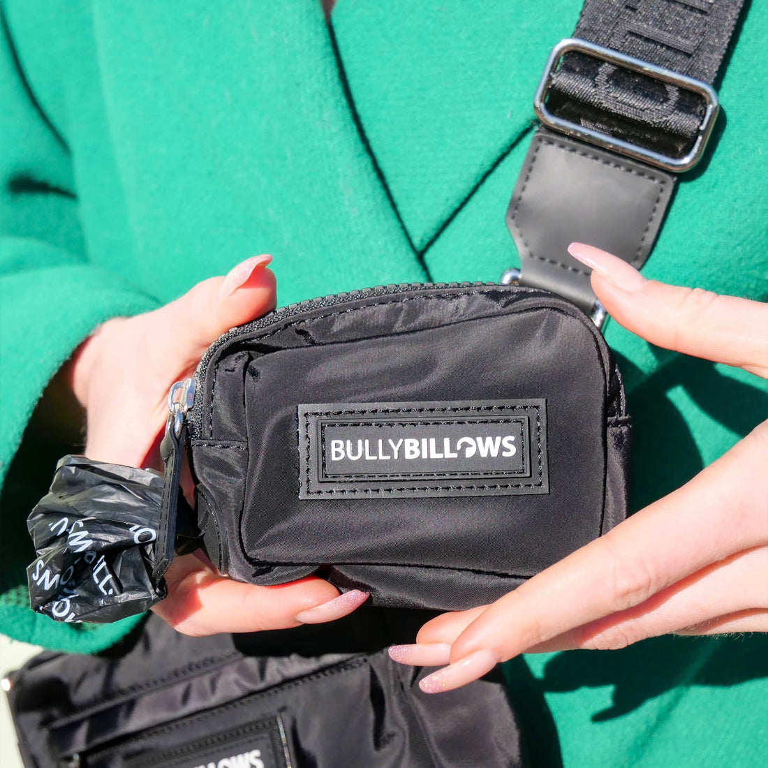 featured image of Unisex Human & Dog Walking Bag  - Black