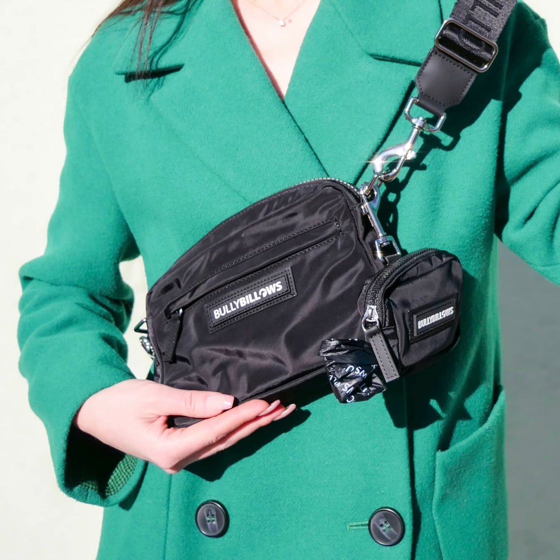 featured image of Unisex Human & Dog Walking Bag  - Black